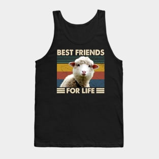 Pawsitively Fluffy Sheep Vibes, Stylish Statement Tee Extravaganza Tank Top